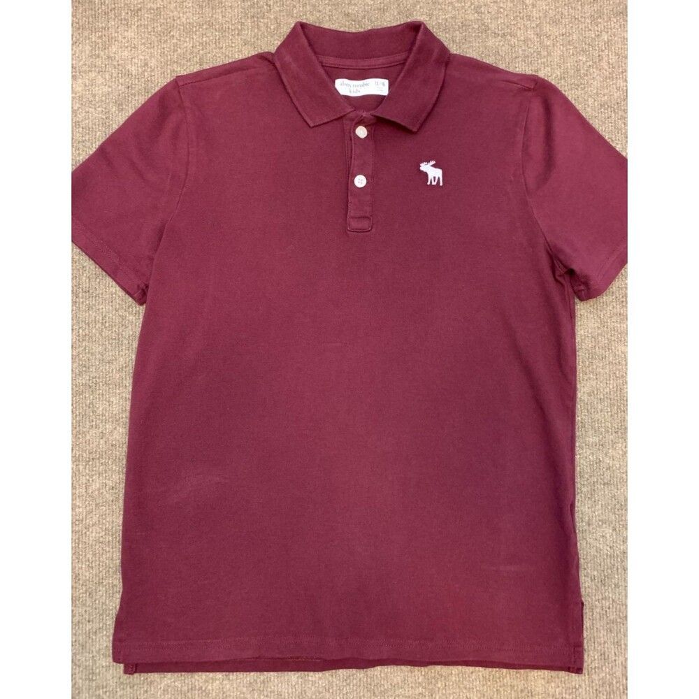 Ambercrombie & Fitch Kids Shirt Boys 15/16 Polo Short Sleeve Cotton Pullover